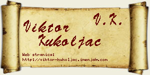 Viktor Kukoljac vizit kartica